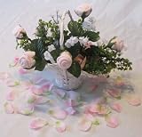 Baby Bootie Bud Centerpiece Basket