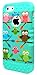New 3-piece Cute Owls Impact Hybrid Combo Hard Case Cover Mint Blue Soft Skin for Iphone 5 5s + Screen Guard & Stylus Pen
