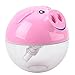 Urparcel Portable Mini Want Pig USB Ultrasonic Air Humidifier with Night Light (Pink)
