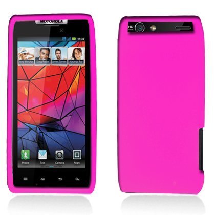 HOT PINK Soft Silicone Gel Skin Case Cover For Motorola Droid Razr Maxx XT913