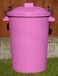 pink dustbins