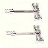Body Accentz&trade; Nipple Ring Dragonfly bar body Jewelry Pair