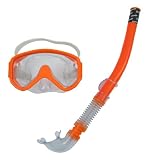 Swimming Mask Goggle and Snorkel Gear Pool Set for Kids (colors vary)