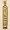 18k Gold Personalized Cartouche Pendant: Up to 7 hieroglyphic symbols - Solid Style Hand-made in Egypt by special order.
