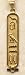 18k Gold Personalized Cartouche Pendant: Up to 7 hieroglyphic symbols - Solid Style Hand-made in Egypt by special order.