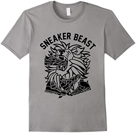 Men's Sneaker Beast T-shirt To Match Retro Air Jordans 1 6 5 11 12 Small Slate