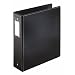 Cardinal 18842 Easyopen Locking Round Ring Binder, Letter Size, 3 Capacity, Black