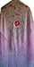 Silk Embroidery Piano Shawl: Pink with Colorful Flamenco Floral 60