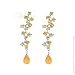 STUDIO 925: *PERIDOT CITRINE SIZZLE POP EARRINGS*