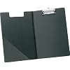 5 Star Fold-over Clipboard with Front Pocket Foolscap Black