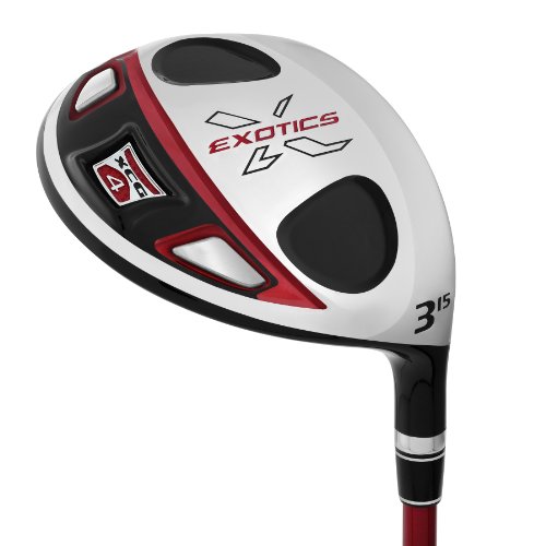 Tour Edge Men's Exotics XCG4 Fairway Wood 3-15 (Right Hand, Fujikura Motore Graphite, Stiff, 43 inches)