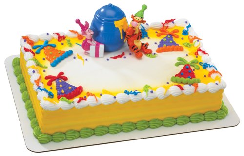 Winnie the Pooh & Piglet Birthday Surprise Cake Topper Kit