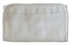 ERGO Teething Pads with Snaps for Baby Carriers - Cream 2 Pack