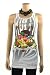 Paco Chicano by Christian Audigier Women's Ribbed Tank - New York City - White