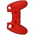 Generic Anti-Slip Silicone Skin Protector Cover for Wireless Game Controller, Red - PlayStation 4