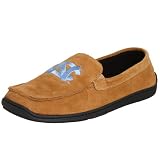 Dearfoams Men's University of North Carolina Slipper,Carolina Blue,Medium