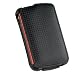 Premium Executive Black Carbon Fiber Fabric Hard Crystal Snap-on Case with Cover for Blackberry Curve 8330 Case