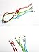 Colorful Elastic Adjustable Kids Eyeglass Rope Cord Chains Holder Eyewear Eyeglass Cord Strap Rope 12pcs