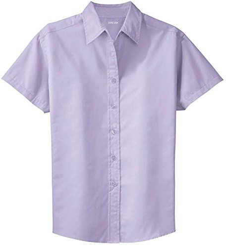 Womens Short Sleeve Wrinkle Resistant Easy Care Shirts in 32 Colors