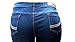 David-K Women's Plus Size Stretch Premium Blue Denim Jeans Capri Pants