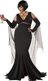 Plus Size Female Vampire Costume: Dress, Gloves, Cape and Choker