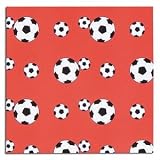 Soccer Gift Wrap-Red