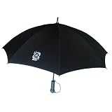 男の日傘 Goetia ホワイトロゴ　スタンダードシルバーチェーン