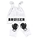 Bruiser Knot Hat & Boxing Gloves Scratch Mits Baby Set