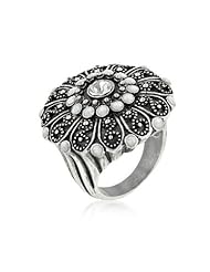 Antique Silver Crest Ring