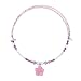 Lucite Flower Multicolored Choker