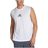 adidas Men's Sleeveless Clima Logo Tee at adidas