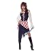 Womens Small Ruby, the Pirate Beauty Costume (6-8)