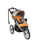 Jeep Overland Limited Jogging Stroller with Front Fixed Wheel, Fierce