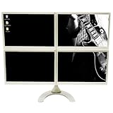 Quad Freestanding LCD Monitor Stand Holds up to 22 Inch Widescreen Monitors ....