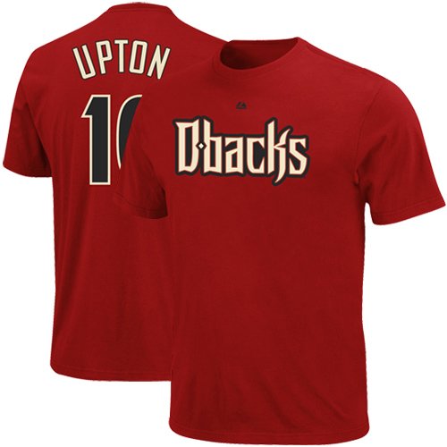 Majestic Justin Upton Arizona Diamondbacks Youth #10 Player T-shirt - Sedona Red (X-Large)