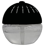 Unilution EcoGecko 75606-Black H2O Earth Globe Air Revitalizer, Black