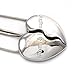SoulBreezeCollection Mother Daughter Heart Necklace Pendant Charm Engraved for Mom