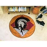 Arkansas Little Rock UALR Trojans BASKETBALL-SHAPED AREA WELCOME BATH MAT RUG by 1stDownShop