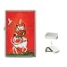 Limited Edition Violano Flip-Top Lighter Deck the Halls Dogs