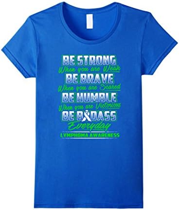 Women's Lymphoma Awareness T Shirt For Men/ Women XL Royal Blue