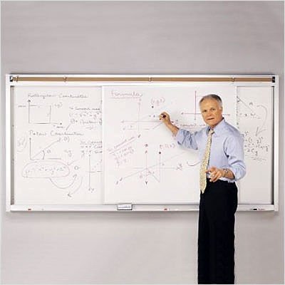 Duo Track Markerboard Sliding Panel System Size: 4' x 6'