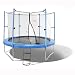 New Duplay 10ft Trampoline with Enclosure and Full Package - Improved Safety and Specification 2010 Model - Includes Ladder worth £19.99 and Weather Cover worth £9.99 - Total RRP £299.99 You SAVE £165 OFF the Package!