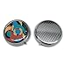 GOPILLABLE Midnight Swirl Pill Box Pill CASE for Pocket OR Purse Decorative Design Pill Organizer for Travel Small Pill Box/Pill case