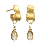 Satya Jewelry Wisdom Abound Citrine 24k Yellow