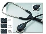 ADC Electronic Adscope, Next Generation Stethoscope, Black