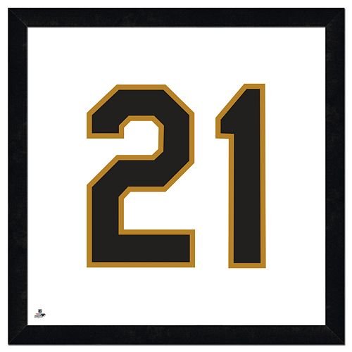 Roberto Clemente Framed Jersey Photo