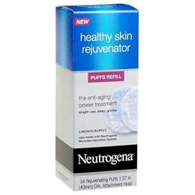 Neutrogena Healthy Skin Rejuvenator Puffs Refills, 24-Count Puffs
