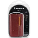 Product details for BlackBerry 30064LRP Blackberry Plum/tan Leather Horizontal Pouch With Wrist Strap For 8300, 8800 Series