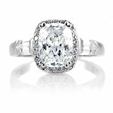 Blakes Cushion Cut CZ Cubic Zirconia Engagement Ring