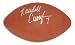 Autographed Randall Cunningham NFL Football